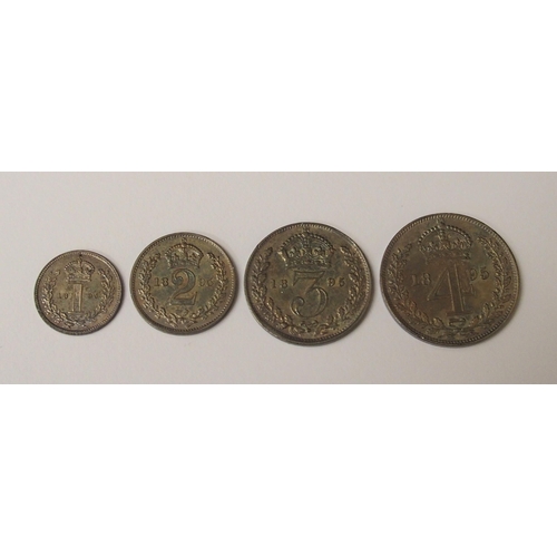 451 - 1895 Queen Victoria Maundy set