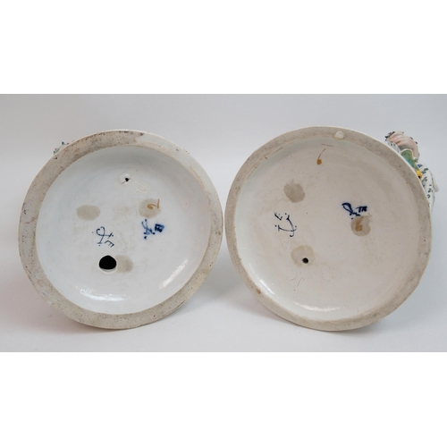 476 - A pair of continental porcelain figures