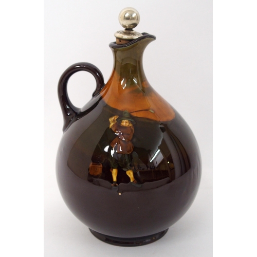 479 - A Royal Doulton Kingsware Golfing flask