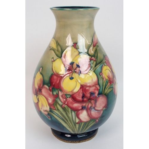 482 - A Moorcroft pottery freesia vase