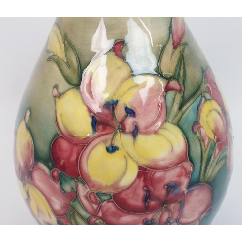 482 - A Moorcroft pottery freesia vase