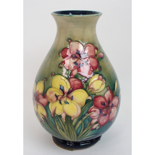 482 - A Moorcroft pottery freesia vase