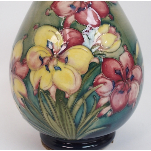 482 - A Moorcroft pottery freesia vase