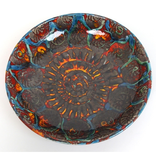 483 - An Anita Harris Art Pottery 'Jurassic' bowl