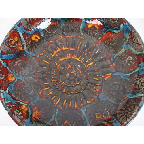 483 - An Anita Harris Art Pottery 'Jurassic' bowl