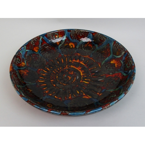 483 - An Anita Harris Art Pottery 'Jurassic' bowl