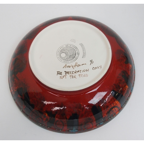 483 - An Anita Harris Art Pottery 'Jurassic' bowl