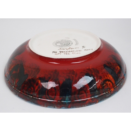 483 - An Anita Harris Art Pottery 'Jurassic' bowl