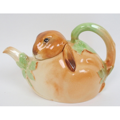 494 - A rare Royal Doulton Bunnykins teapot