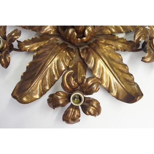 499 - An Arts and Crafts copper ceiling light