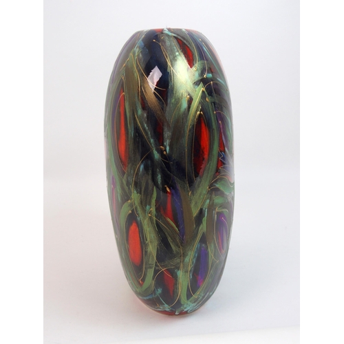 502 - An Anita Harris Art Pottery 'Bird of Paradise' vase