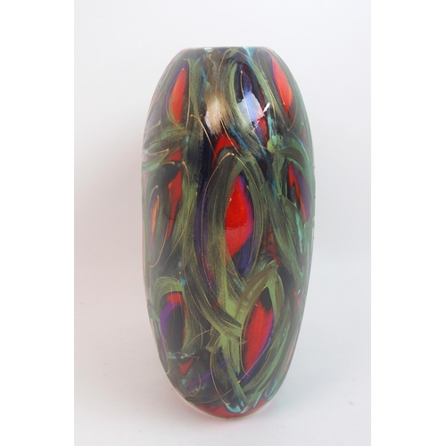 502 - An Anita Harris Art Pottery 'Bird of Paradise' vase