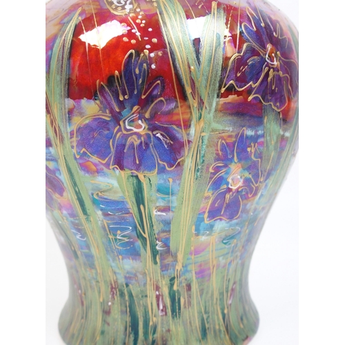 503 - An Anita Harris Art Pottery 'Iris Lustre' ginger jar