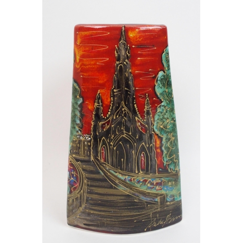 504 - An Anita Harris Art Pottery 'Scott Monument' vase