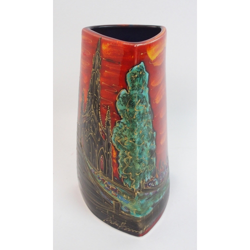 504 - An Anita Harris Art Pottery 'Scott Monument' vase