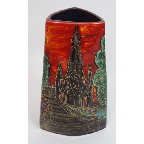 504 - An Anita Harris Art Pottery 'Scott Monument' vase