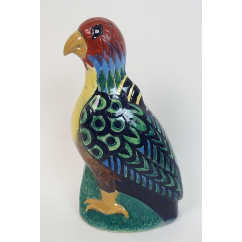 523 - Elizabeth Mary Watt (1886-1954) A pottery figure of a parrot