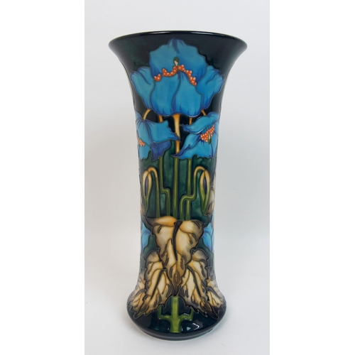 525 - A Moorcroft Blue Rhapsody pattern vase