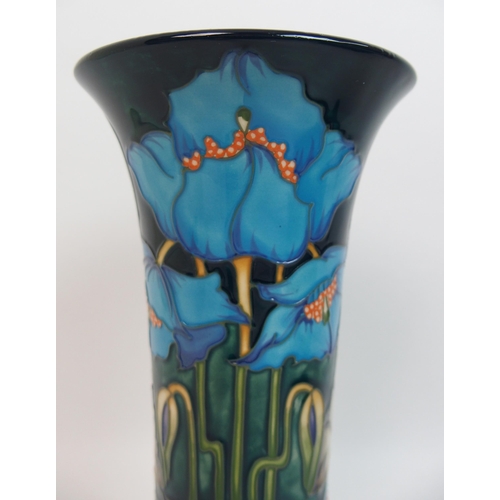 525 - A Moorcroft Blue Rhapsody pattern vase