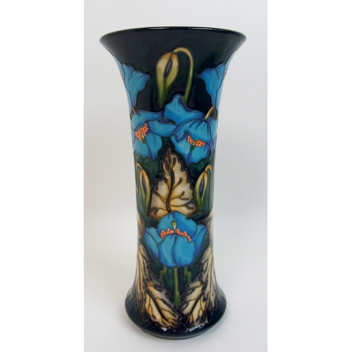 525 - A Moorcroft Blue Rhapsody pattern vase