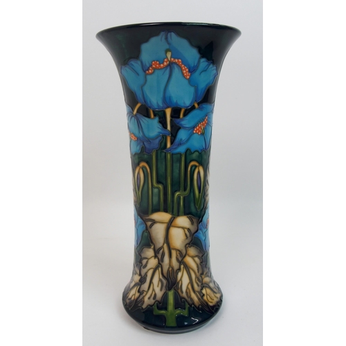 525 - A Moorcroft Blue Rhapsody pattern vase