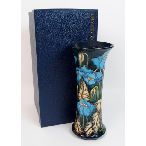 525 - A Moorcroft Blue Rhapsody pattern vase