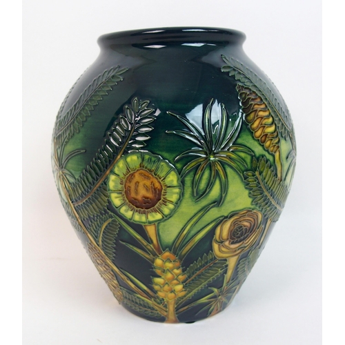 527 - A Moorcroft Pottery Amazon Twilight pattern vase