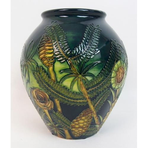 527 - A Moorcroft Pottery Amazon Twilight pattern vase