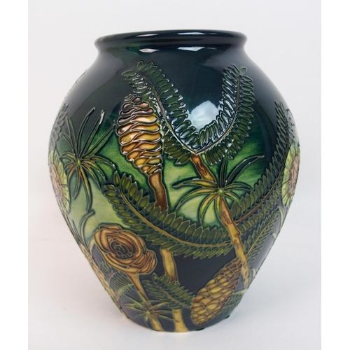 527 - A Moorcroft Pottery Amazon Twilight pattern vase