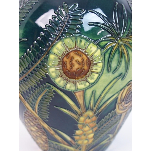 527 - A Moorcroft Pottery Amazon Twilight pattern vase