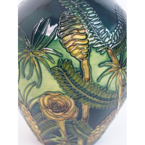 527 - A Moorcroft Pottery Amazon Twilight pattern vase