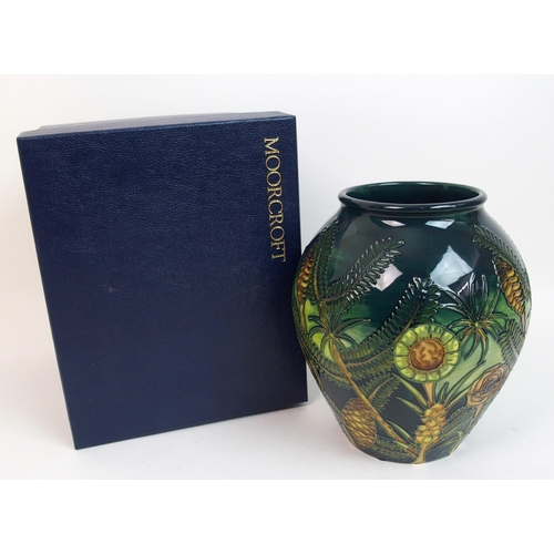 527 - A Moorcroft Pottery Amazon Twilight pattern vase