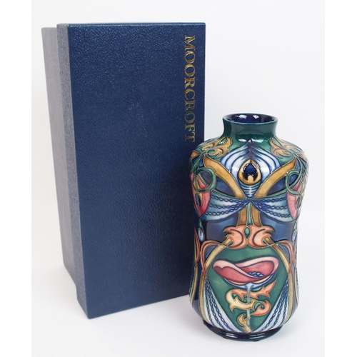 532 - A Moorcroft Cymric Dream pattern vase