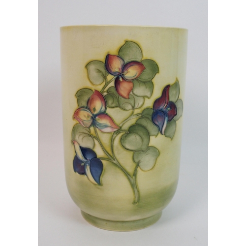 539 - A Walter Moorcroft Bougainvillea pattern vase