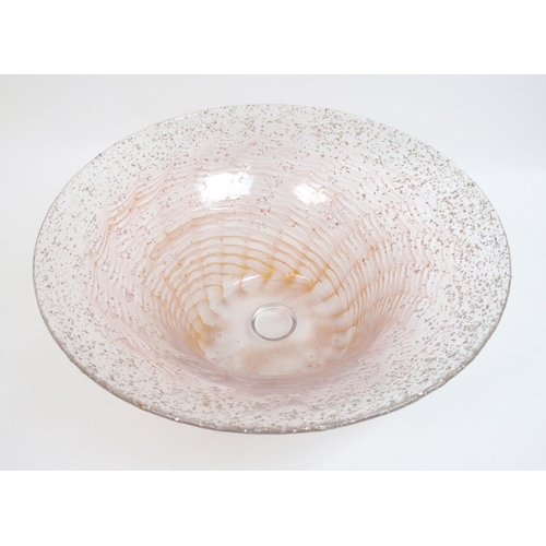 547 - A Monart flared bowl