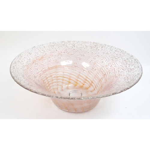 547 - A Monart flared bowl