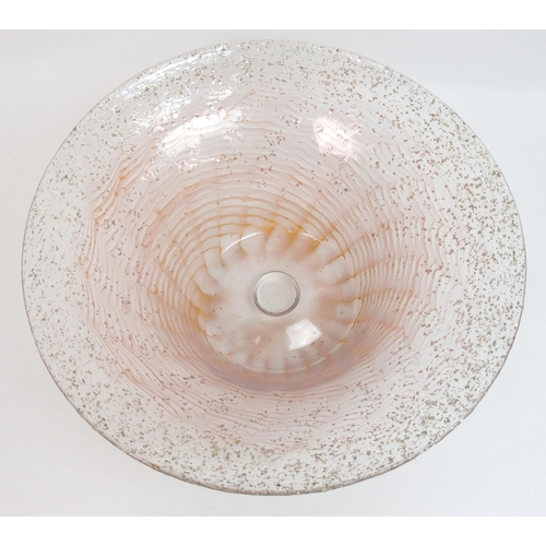 547 - A Monart flared bowl