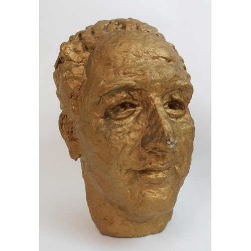 549 - Benno Schotz (1891-1984) A plaster bust of Tony Snow