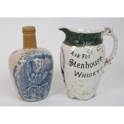 558 - A Cochran and Fleming Britannia Pottery whisky jug