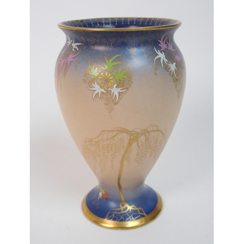 570 - A Carlton Ware Sketching Bird pattern vase