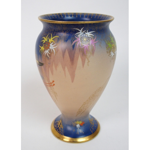 570 - A Carlton Ware Sketching Bird pattern vase