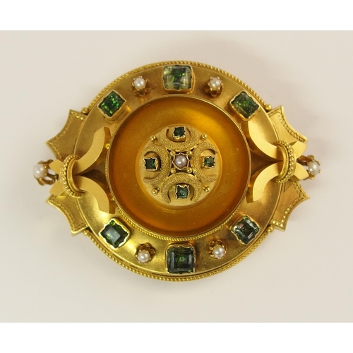 685 - A Victorian balloon brooch