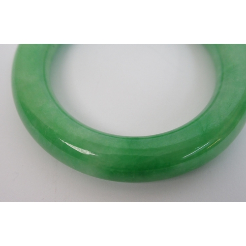 71 - A Chinese hardstone bangle