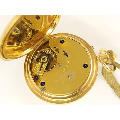 720 - An 18ct gold small pocket watch