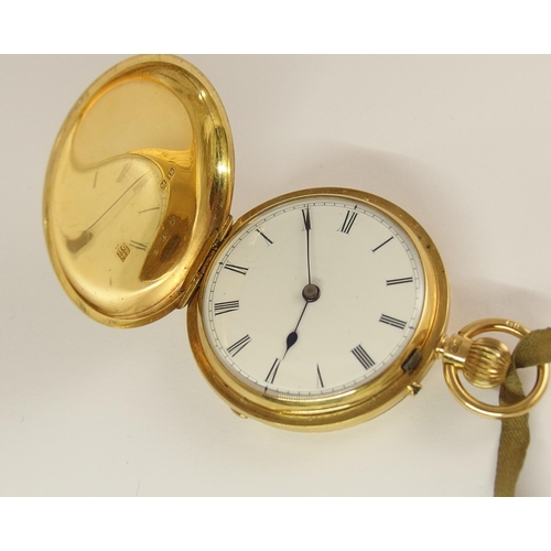 720 - An 18ct gold small pocket watch