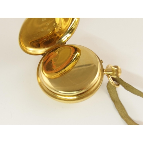 720 - An 18ct gold small pocket watch