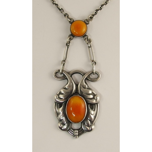 733 - A Bernhard Hertz Art Nouveau jewel