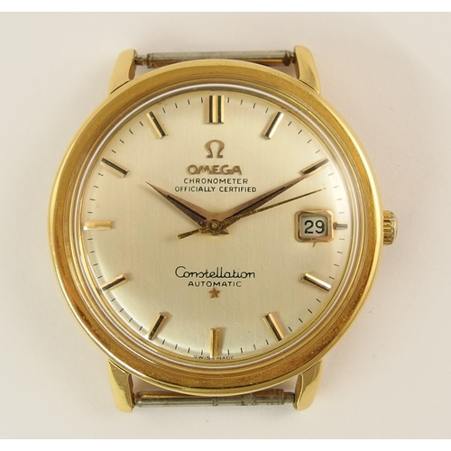 761 - An 18ct gold Omega Constellation Automatic watch head circa 1963/4