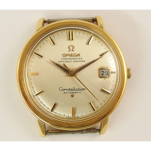 761 - An 18ct gold Omega Constellation Automatic watch head circa 1963/4