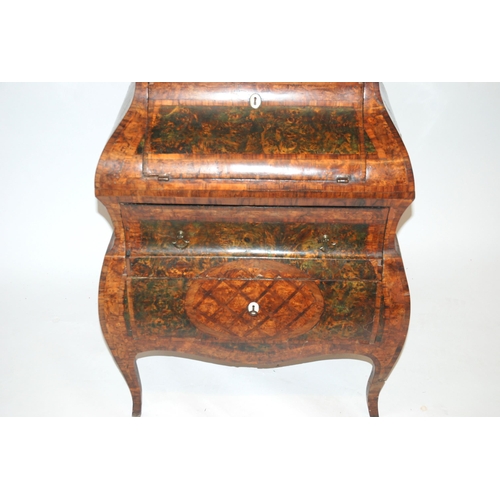 822 - An Italian walnut ladies writing bureau